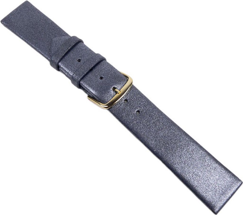 Design I Ersatzband Uhrenarmband Kalbsleder Graphit 20497G, Stegbreite:16mm