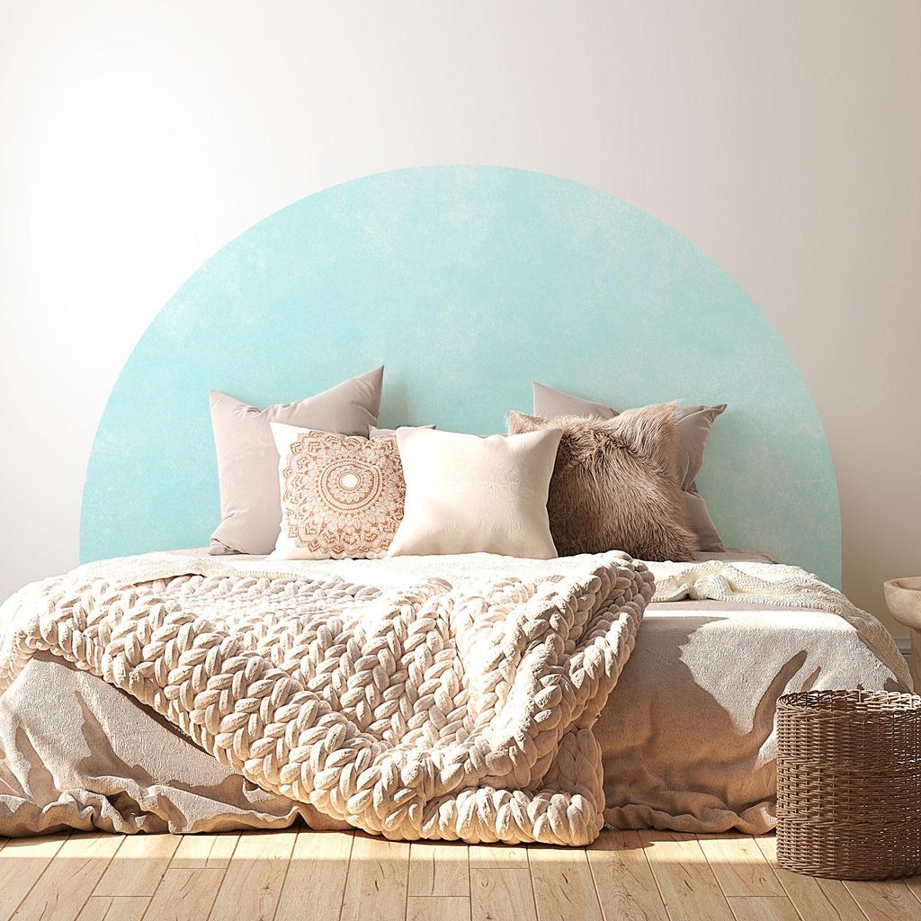 Kopfteil-Aufkleber – Trendfarbe – MAT-Kleber – L 220 x H 130 cm – Ideal für Betten mit einer Breite von 180 cm