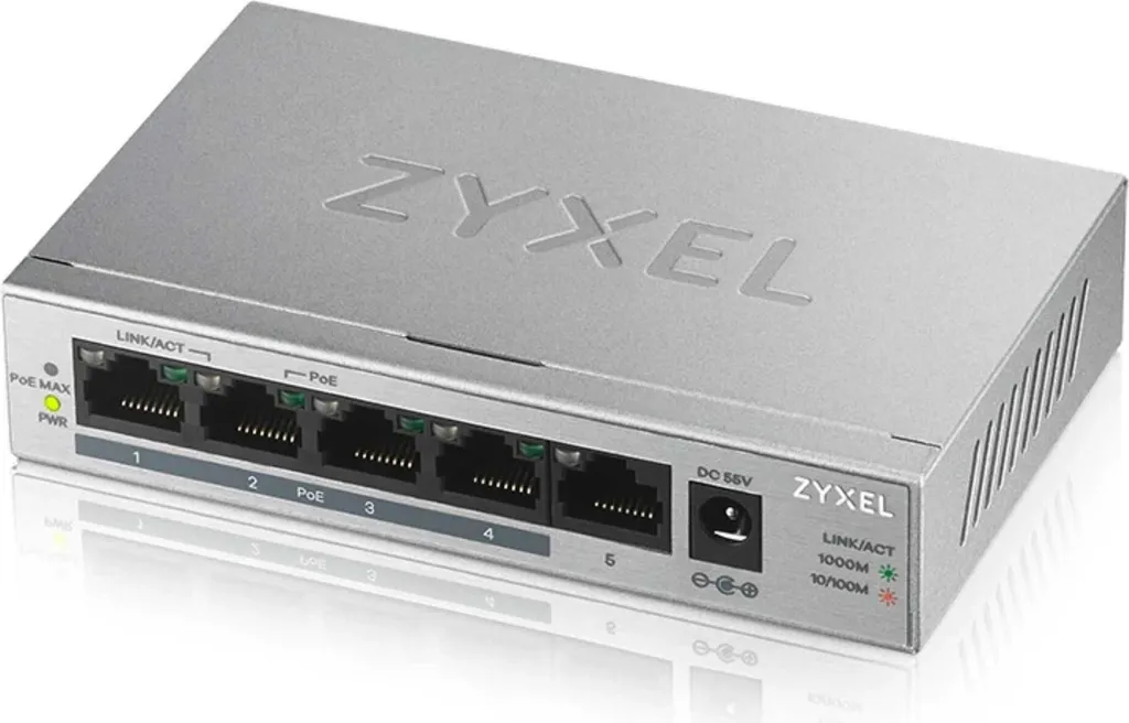 Potenzia la tua Smart Home con Zyxel GS1005HP | Switch PoE Gigabit