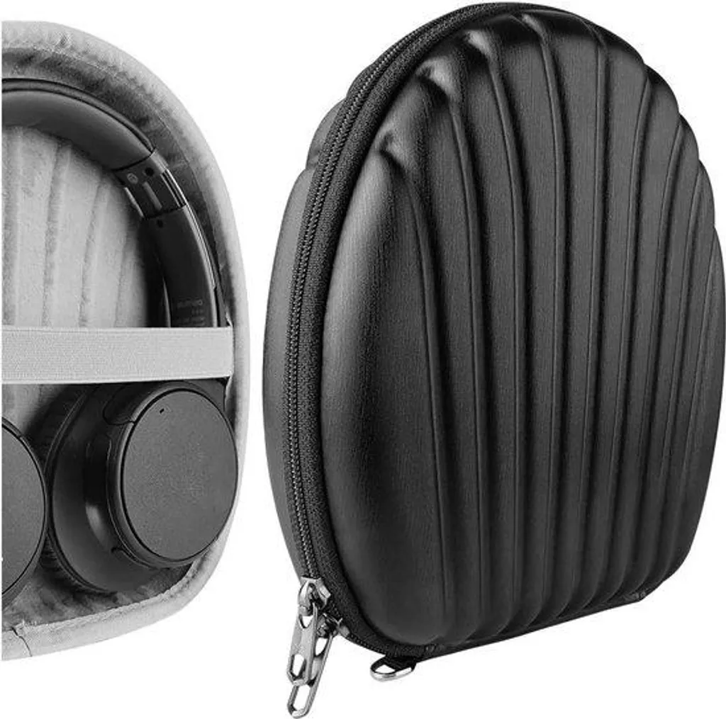 Boîtier de rangement pour casque noir avec gestion de câbles intégrée