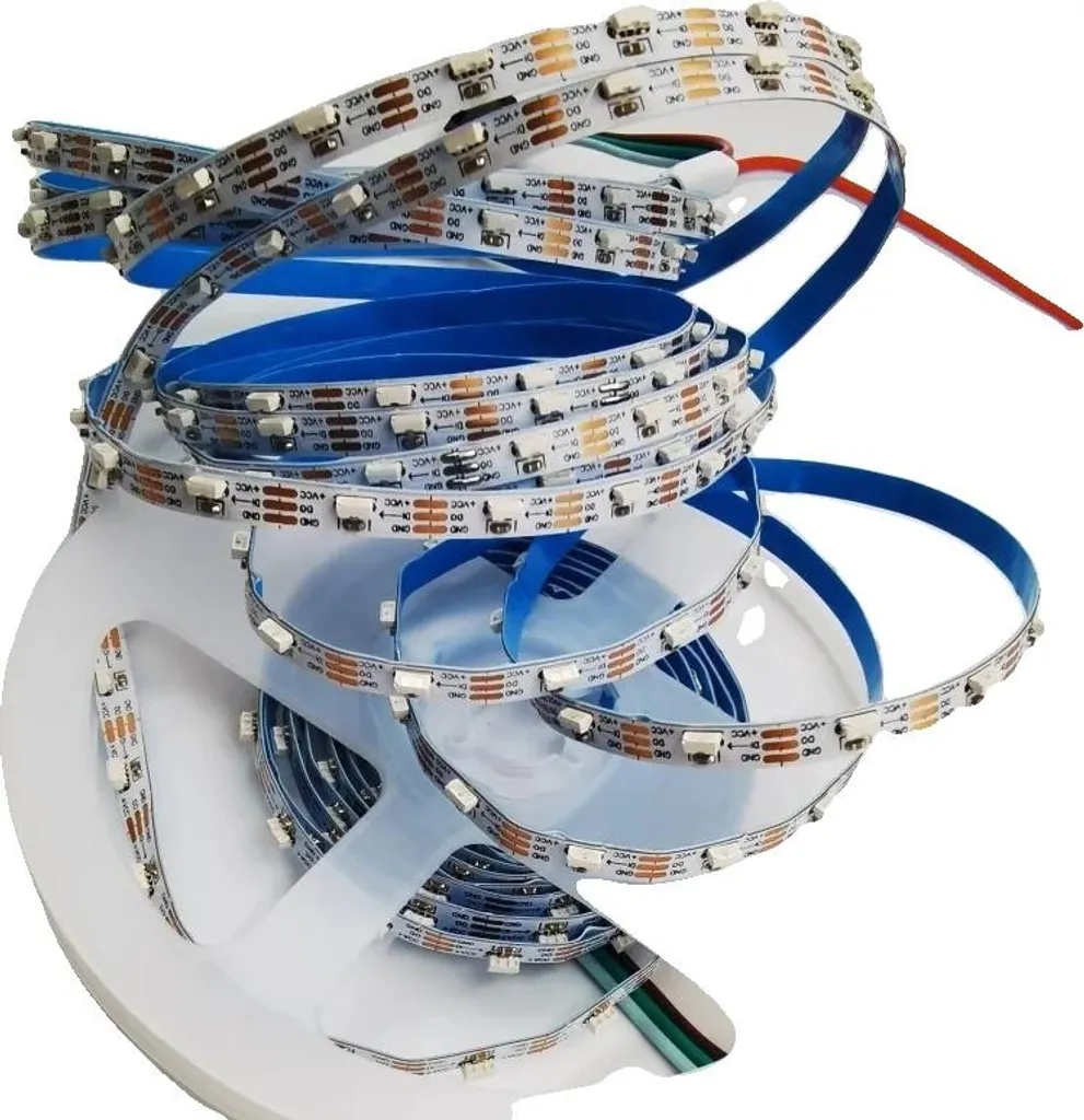 Bandeau Lumineux LED RGB Adressable 5m - Ruban Décoratif Haute Densité