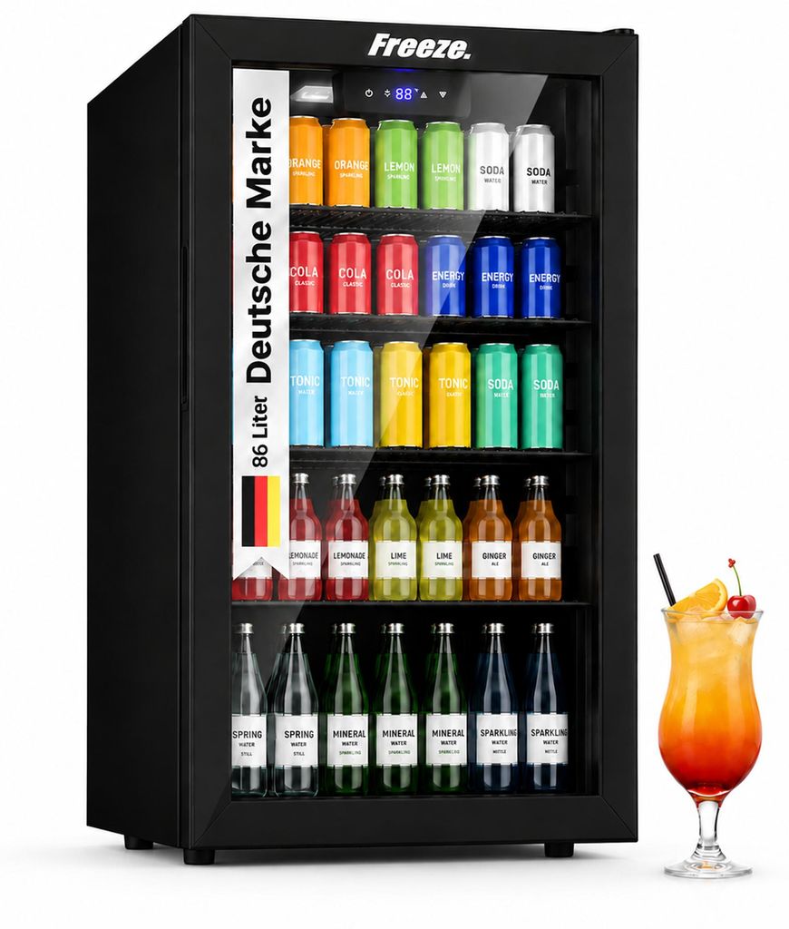 Freeze. NinetyB+ 86L Getränkekühlschrank, Mini-Kühlschrank Produktbild 