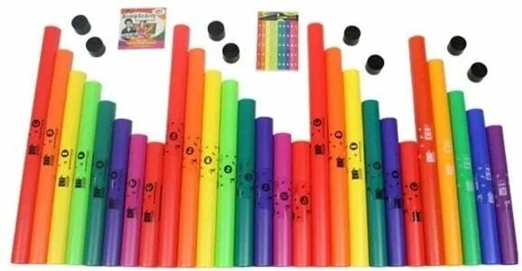 Boomwhackers Classroom Pack - Ensemble de 27 Tubes Percussions Tubes - 2