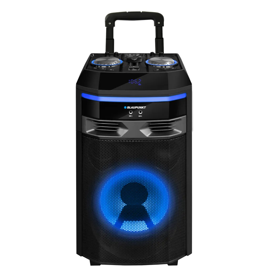 Enceinte Bluetooth BLAUPUNKT PS6 puissante 600W et lumières rythmées