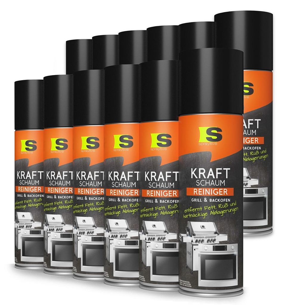 Spraytive 12x 500ml Grill- & Backofenreiniger - Produktbild 
