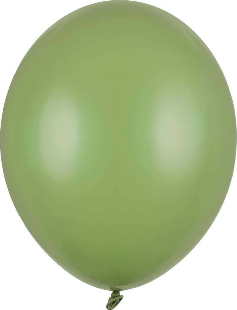 10 Stk. Luftballon Ø30cm "Uni Pastell" | Rosemarin Grün Produktbild 