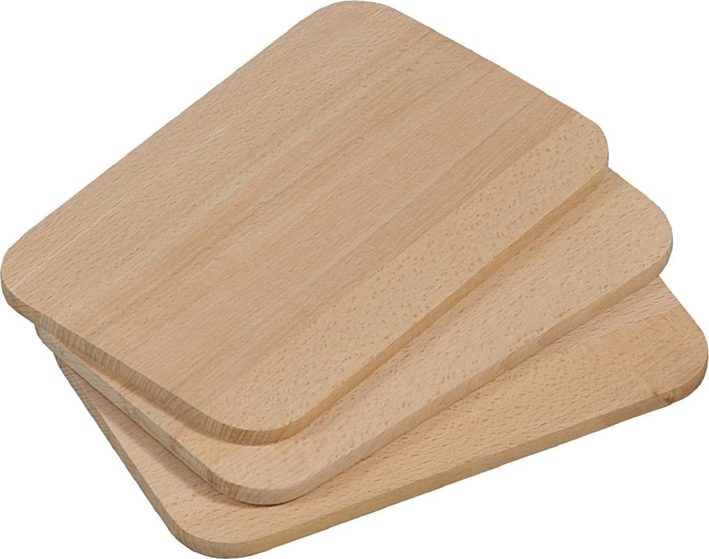 Kesper Frühstücksbrettchen 3er 23x15cm Produktbild 