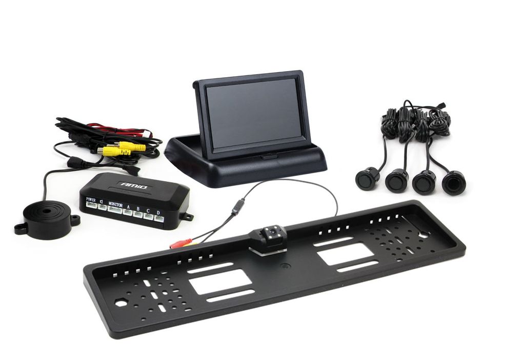 AMiO Asistenty parkovania TFT02 4,3" s kamerou HD-402-LED Obrázok produktu 