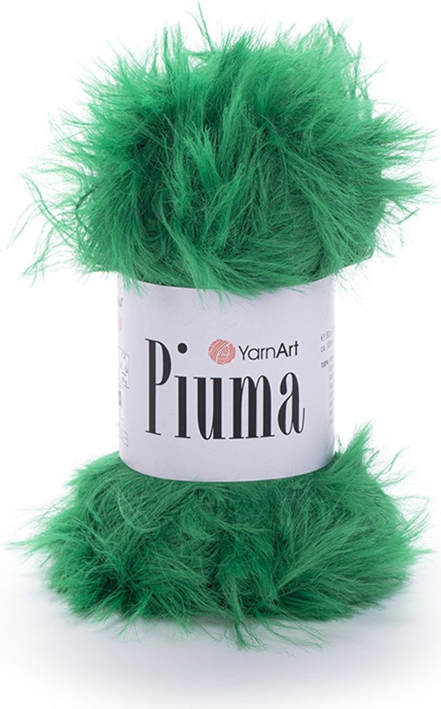 Příze YarnArt Piuma Absinth, 100% polyester, 100m/50g - Obrázek produktu 