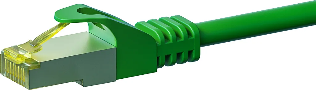 Cavo Rete RJ45 Cat 7 S/FTP PiMF Verde 0,50m | Stock Professionale LAN