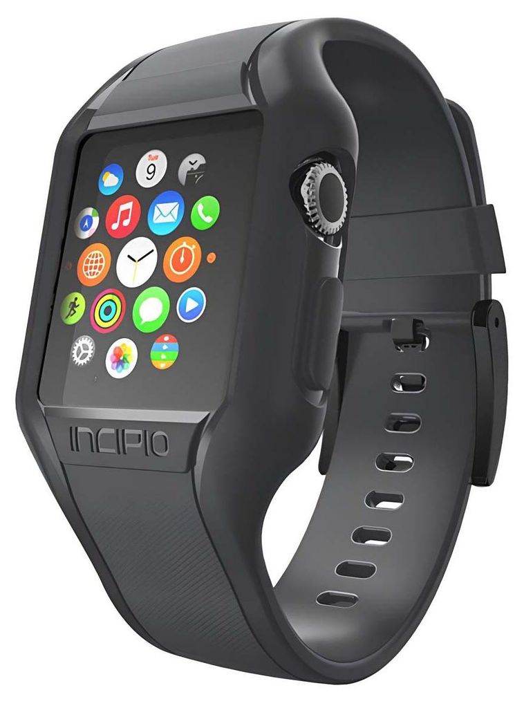 Incipio, Schutzarmband Apple Watch 38 / 40 / 41mm stoßfest, Schwarz