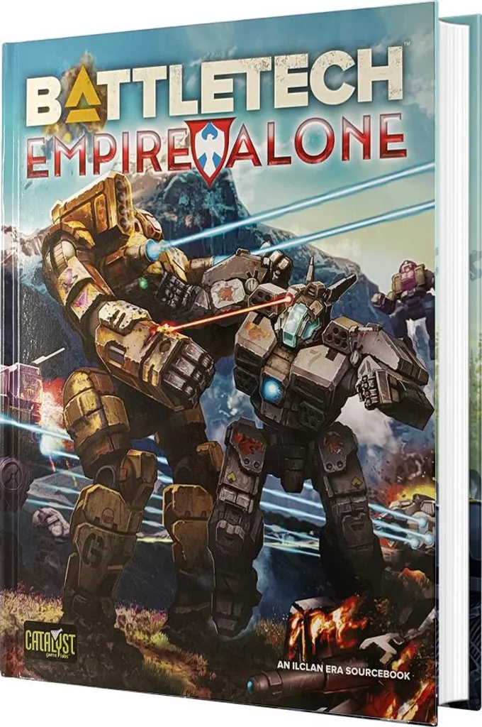 Livre de jeu de rôle Battletech Empire Alone extension de wargame table