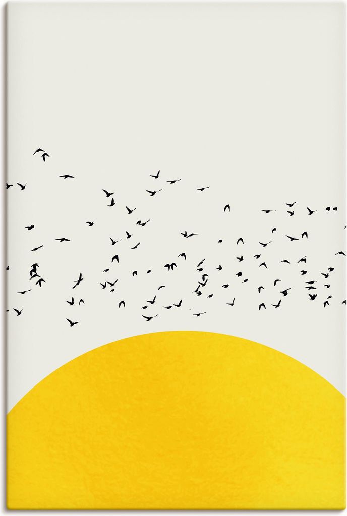 ARTland Leinwandbild Tausend Vögel Größe: 40x60 cm