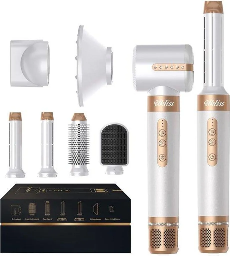 Brosse soufflante et Sèche-cheveux à air chaud : Volume et Brillance