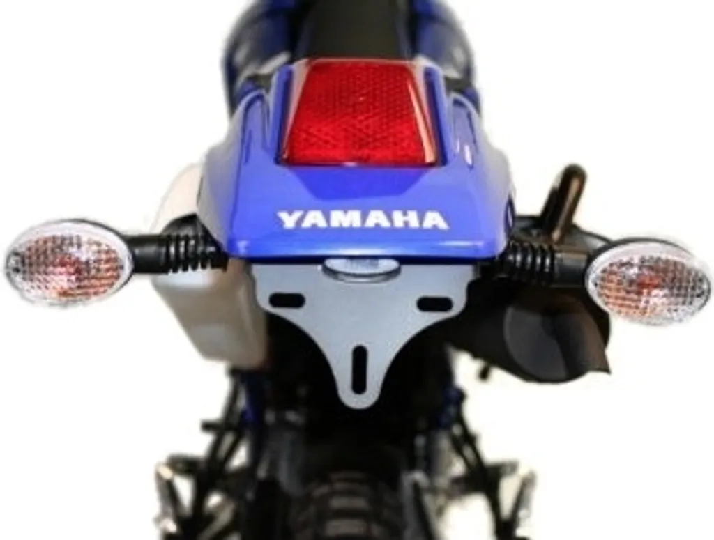 Support de plaque Yamaha DT125R DT125X noir anti-vibration solide