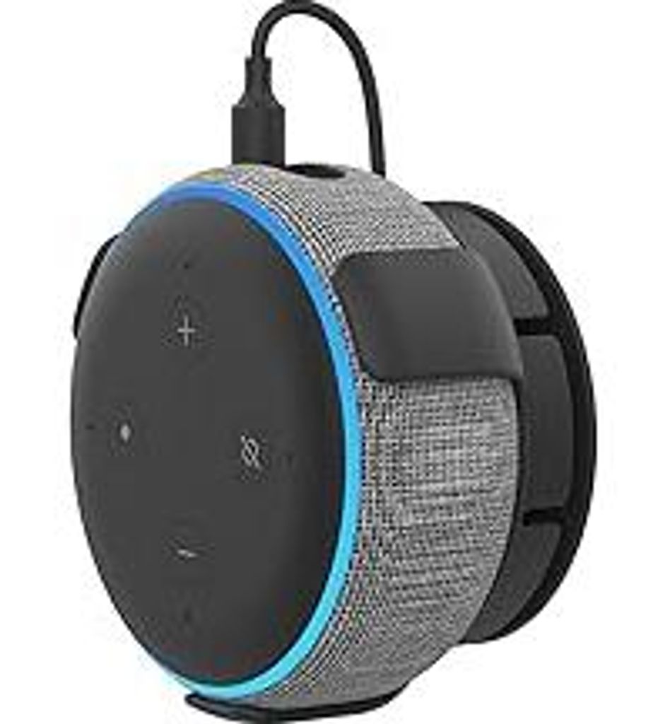 Wandhalterung für Dot 3. Generation & Google Nest Mini/Home Mini, Wandhalterung mit Kabelmanagement, Schraubmontage