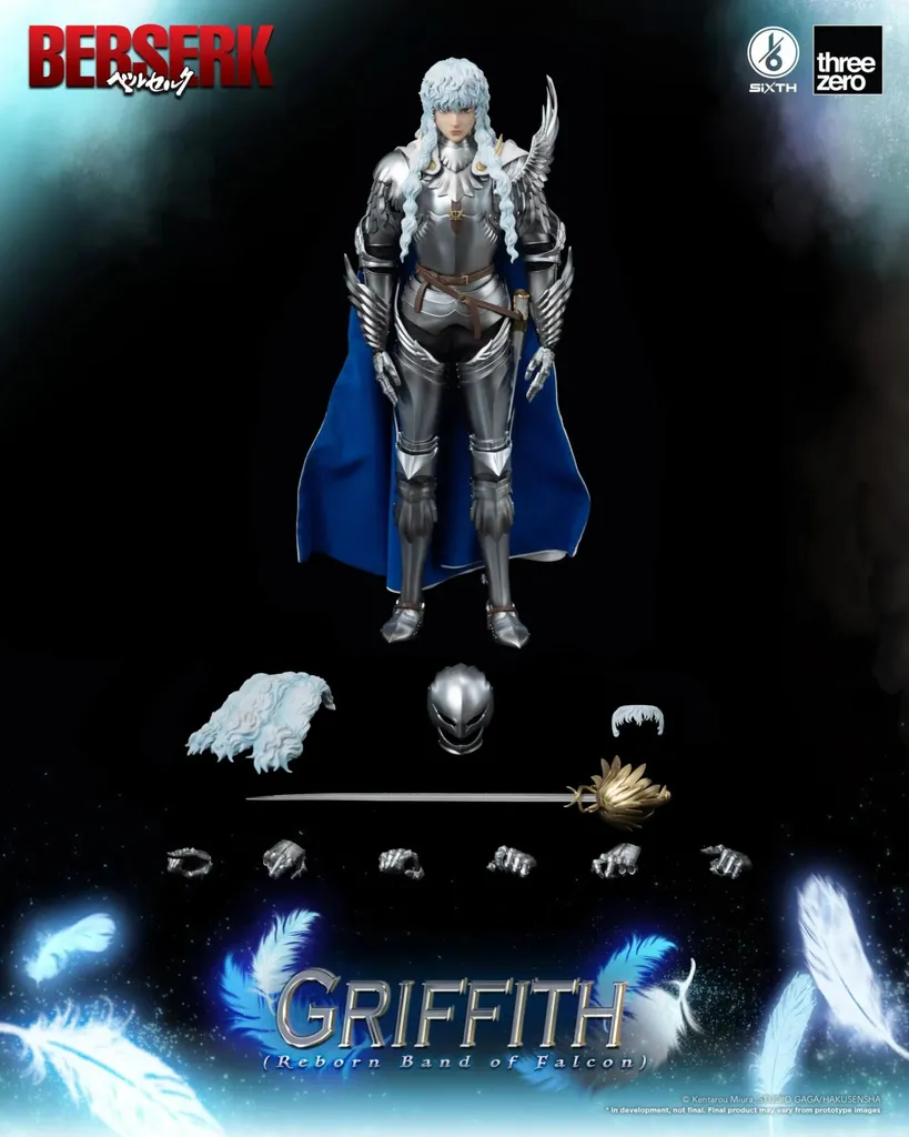 Statue articulée Griffith Berserk 1/6 Reborn Band of Falcon Threezero