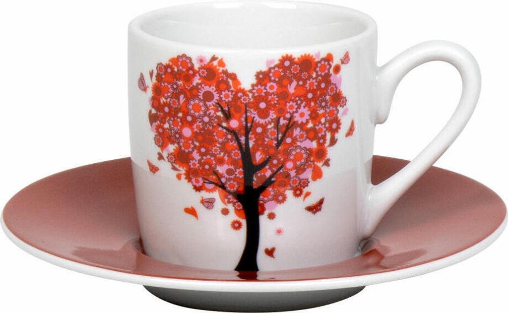 Könitz Espressotasse Love Grows mit Untertasse, Becher, Produktbild 