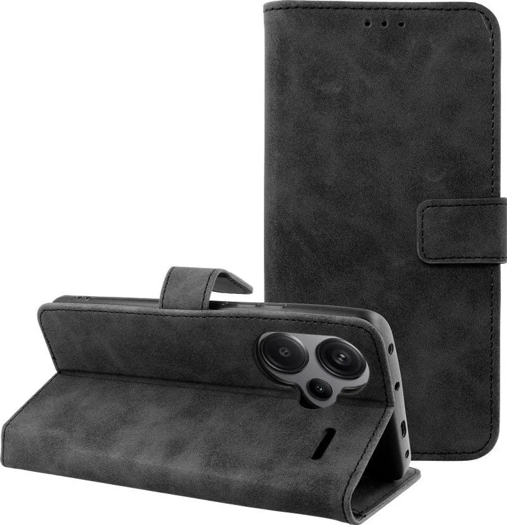 Custodia Elegante Diar Tender Black Xiaomi Redmi Note 13 Pro Plus