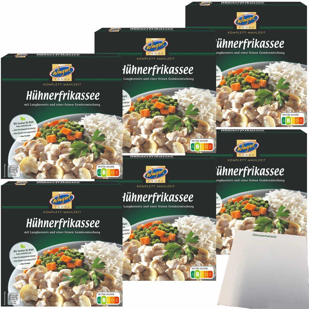 Wingert Hühnerfrikassee 6er Pack (6x480g Packung) + usy Produktbild 