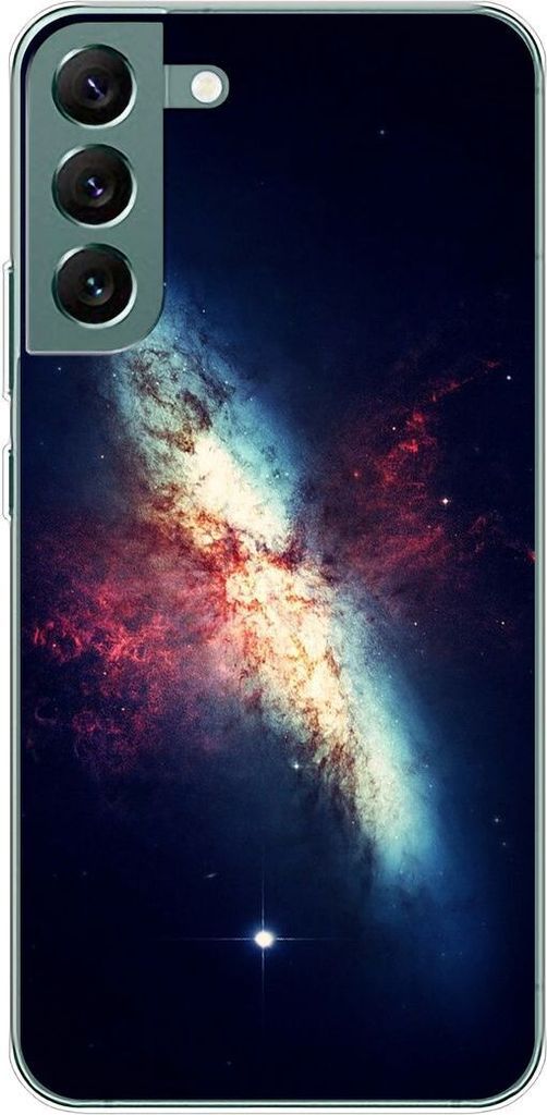 König Design Hülle kompatibel mit Samsung Galaxy S22 Plus 5G Kunststoff Soft Handyhülle - Handy Case Galaxie