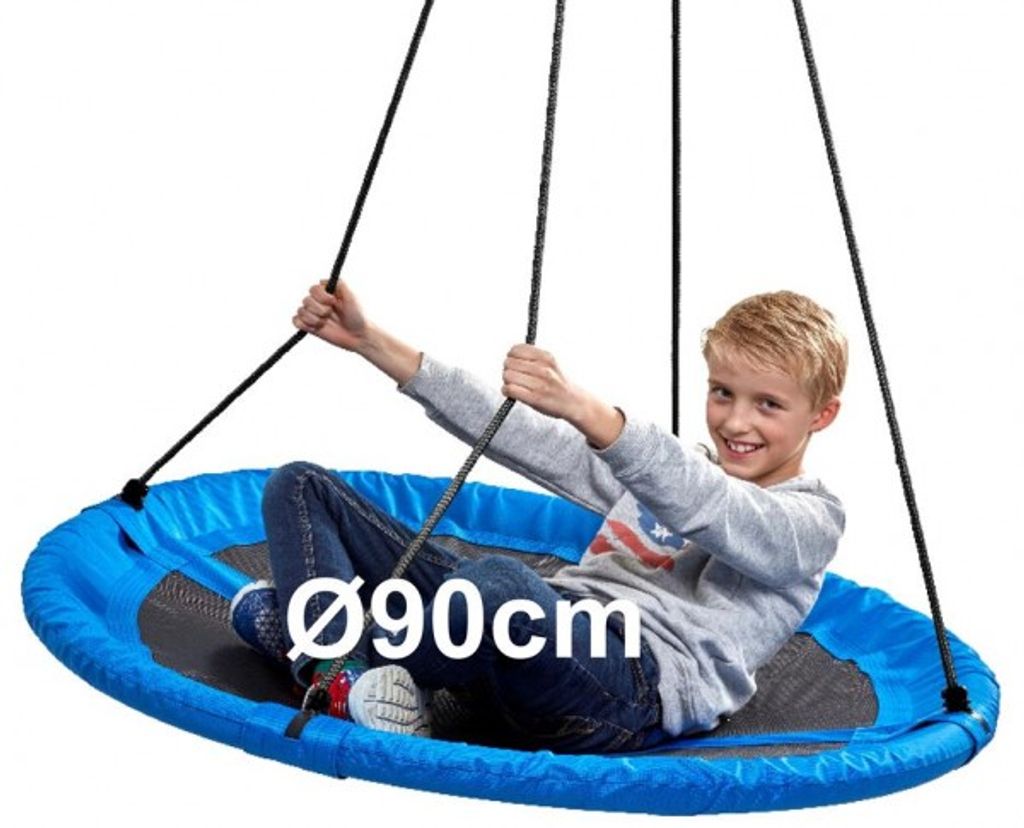 Ø120cm Nestschaukel Kinderschaukel Rundschaukel 120-160cm höheverstellbar 180kg 