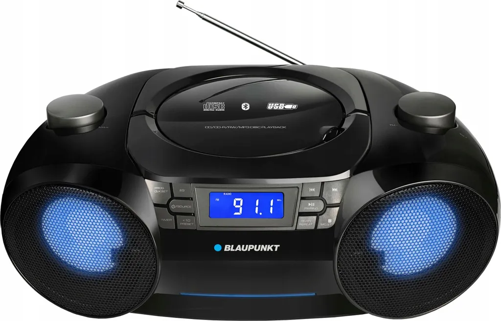 Blaupunkt BB31LED Radio CD MP3 Puissante pour écouter votre Musique Partout