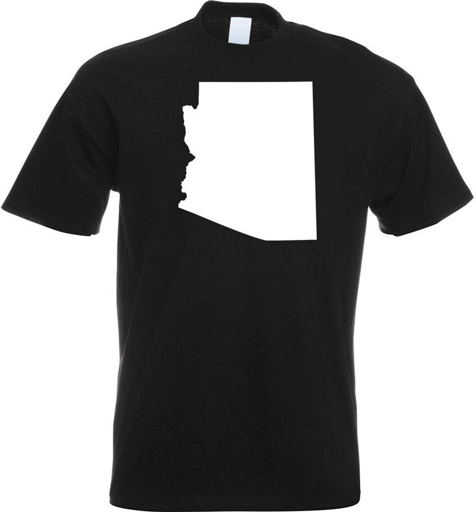 Kiwistar - T-Shirt - schwarz - USA - Arizona Phoenix Herren Funshirt Bedruckt Design Sprüche Spruch Motive - mit Motiv Bedruckt - Funshirt Design ...
