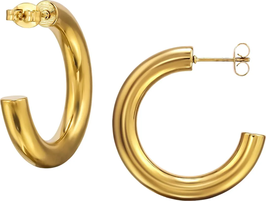 Orecchini Pendenti A Catena Modello Maglia Gucci Da Donna In Oro 18 Carati Scalare 12436 Lucida Art31109