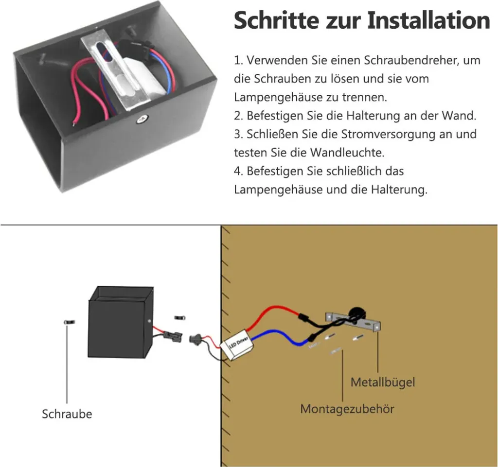 Applique Murale LED Intérieur RGB Noire avec Télécommande - Pack de 4 - 7