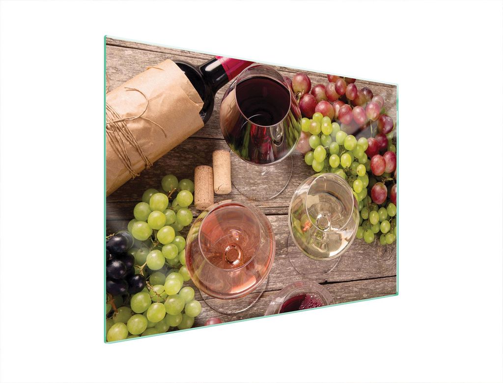 Glasschutzplatte Für Herd 70X52 Wein