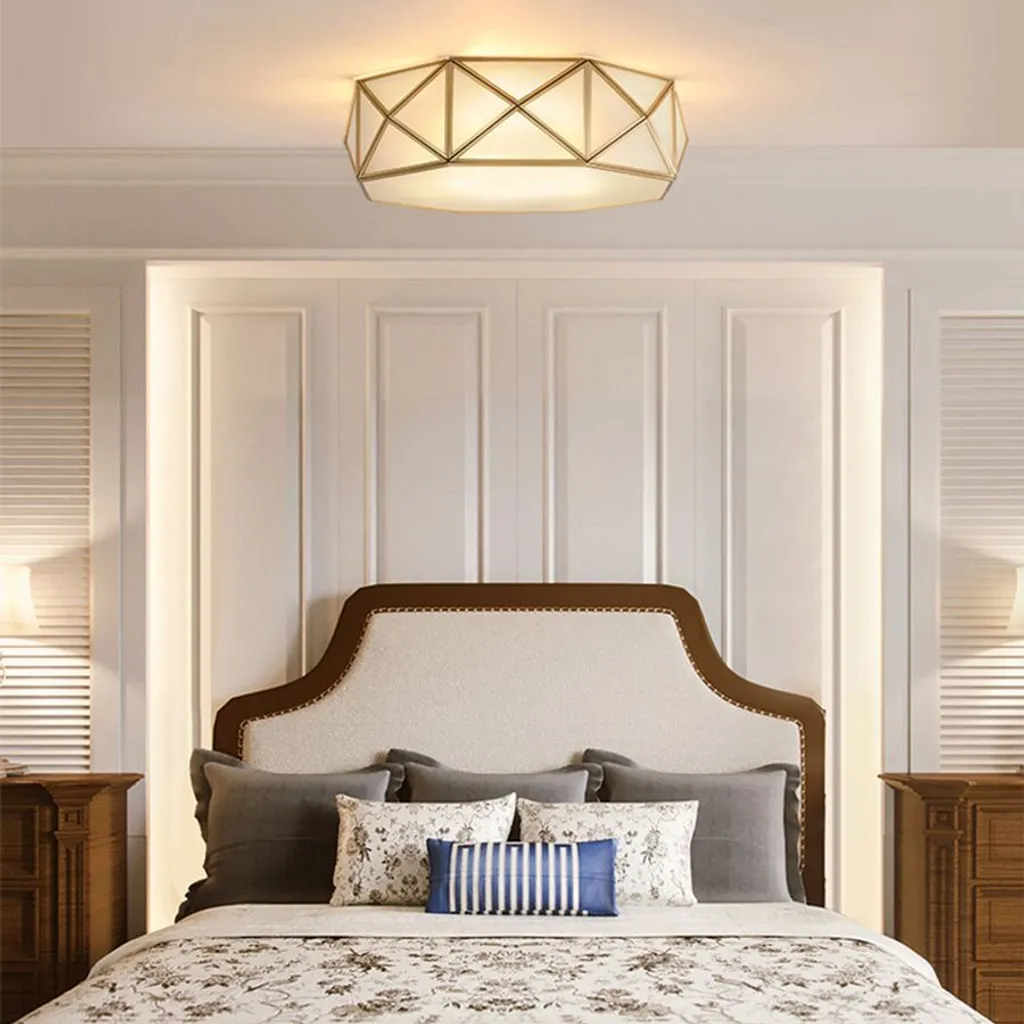 Lampe de Plafond Salon Toolight 35cm Or Éclairage Intérieur Moderne - 9
