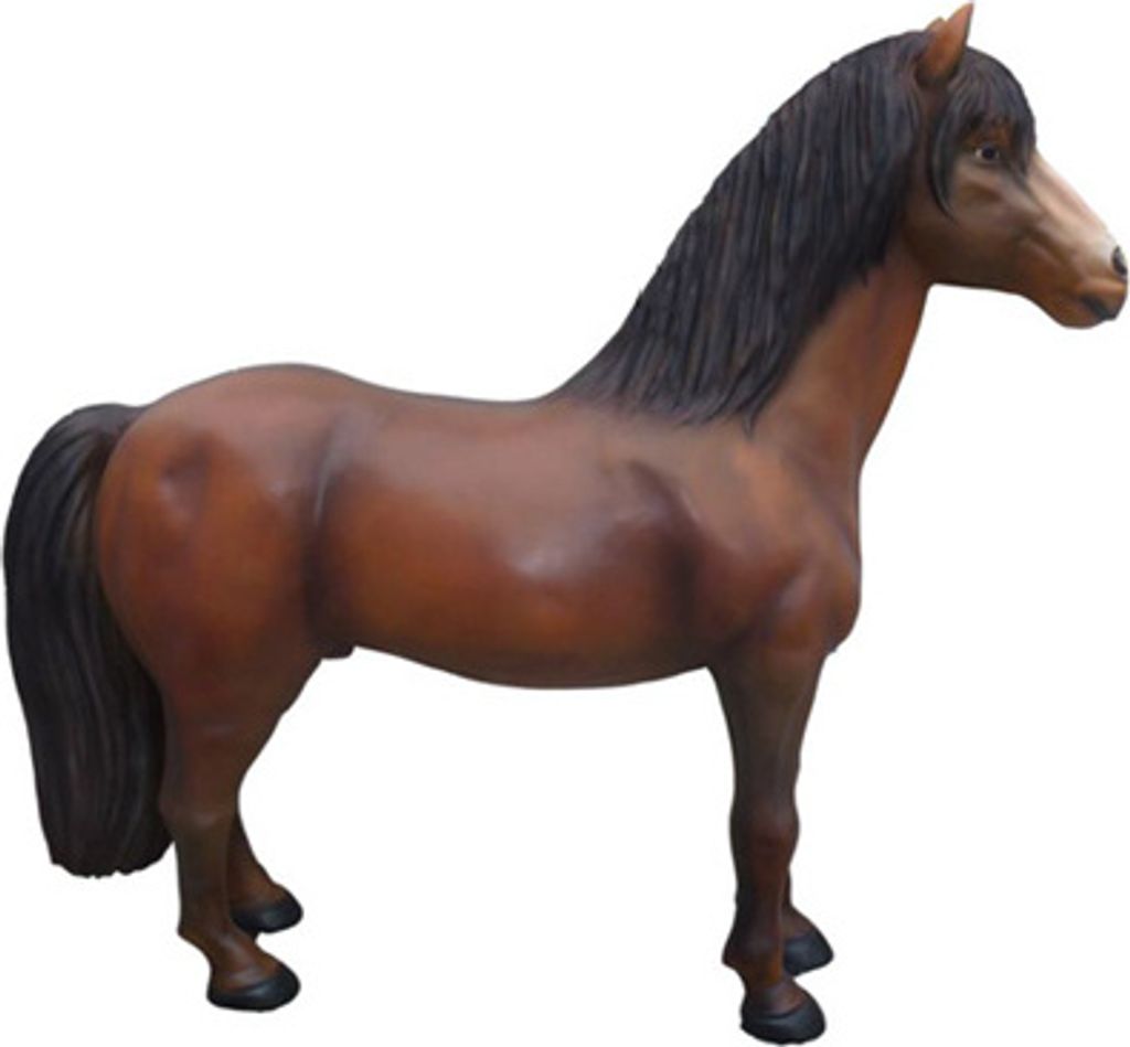 Pferd Lebensgroße Figur Dekoration Statuen Skulptur Garten Deko Figuren 215cm