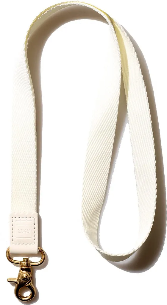 Porte-clés cordon long blanc : ne perdez plus vos clés ou votre badge