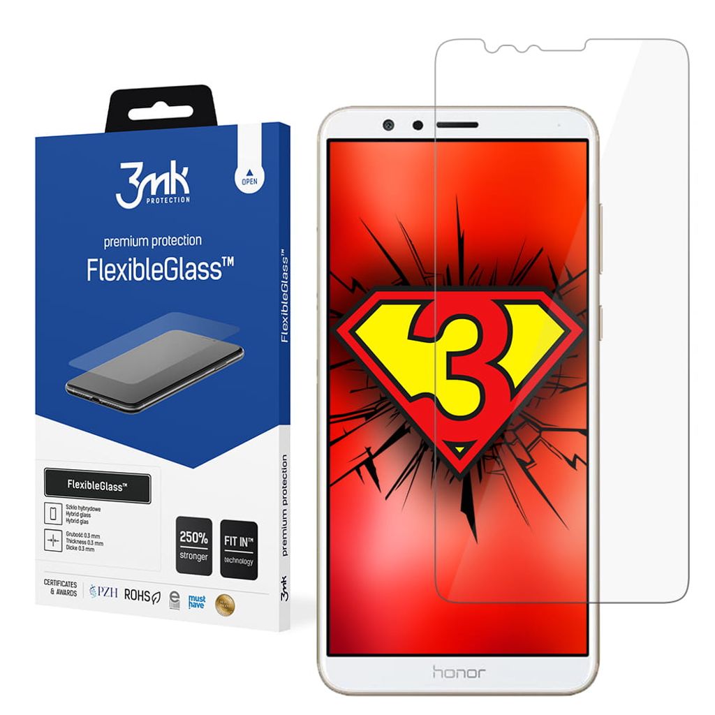3mk Display Hybridglas FlexibleGlass für Honor 7X 0,3mm 7H