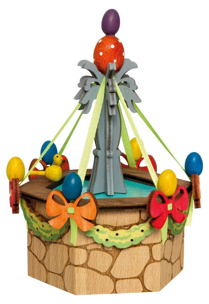 Drechslerei Kuhnert - Osterbrunnen - extra Dekoration für Produktbild 