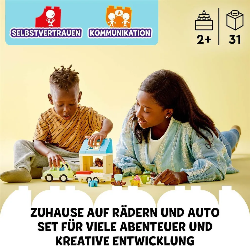 Maison mobile LEGO DUPLO 10986 : développez la motricité en s'amusant