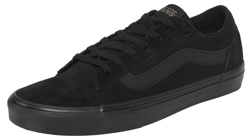 VANS Kinder Vero LS Sneaker Halbschuh Low Top VN000Y7FBKA1 Schwarz, Schuhgröße:37 EU