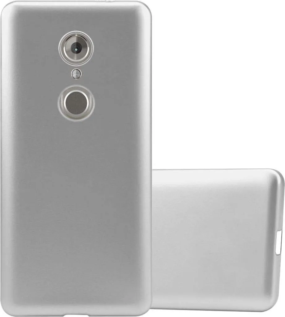 Cadorabo Custodia ZTE Axon 7 MINI Argento - Cover Silicone TPU Resistente