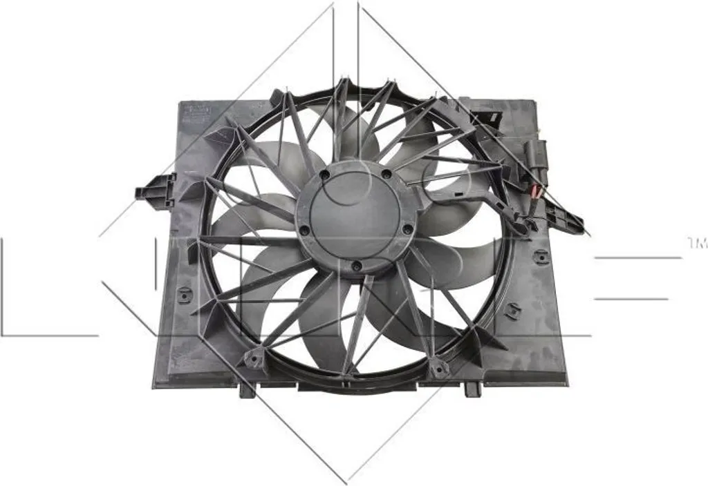 NRF 47213 Ventilateur de radiateur pour BMW Série 5 E60 et Série 6 E63