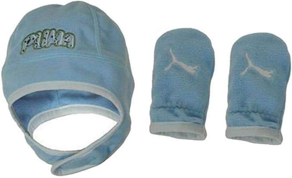 PUMA Mini Cats Fleece Set BRANDIE Baby (Mütze+Handschuhe),841713-01,Blau , Neu,Gr: M
