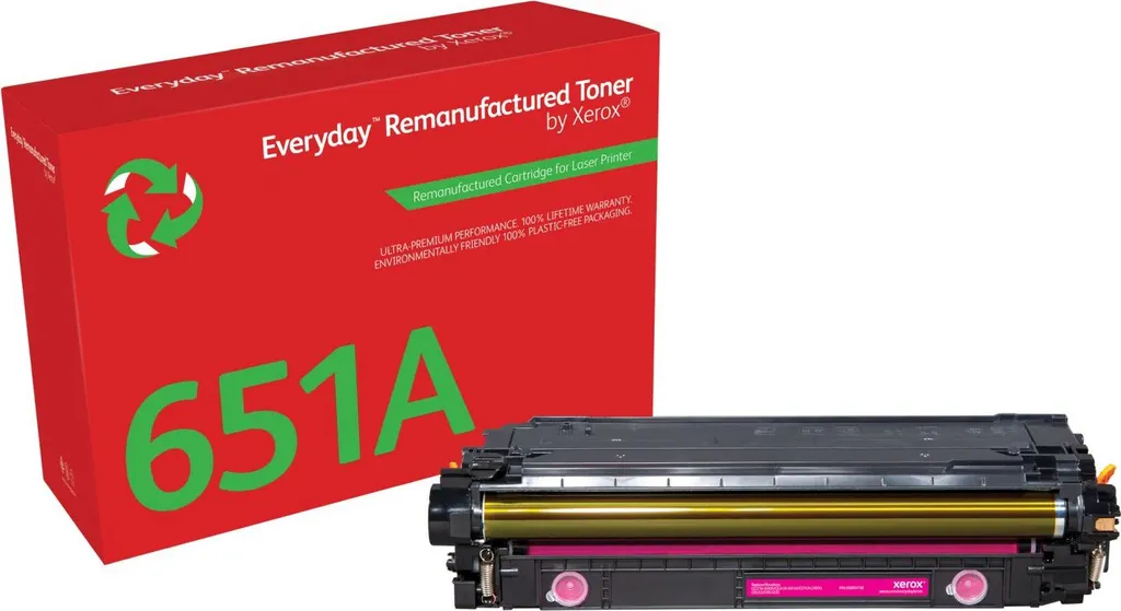 Toner Magenta Xerox per HP 651A 650A 307A | Colori Brillanti 16K