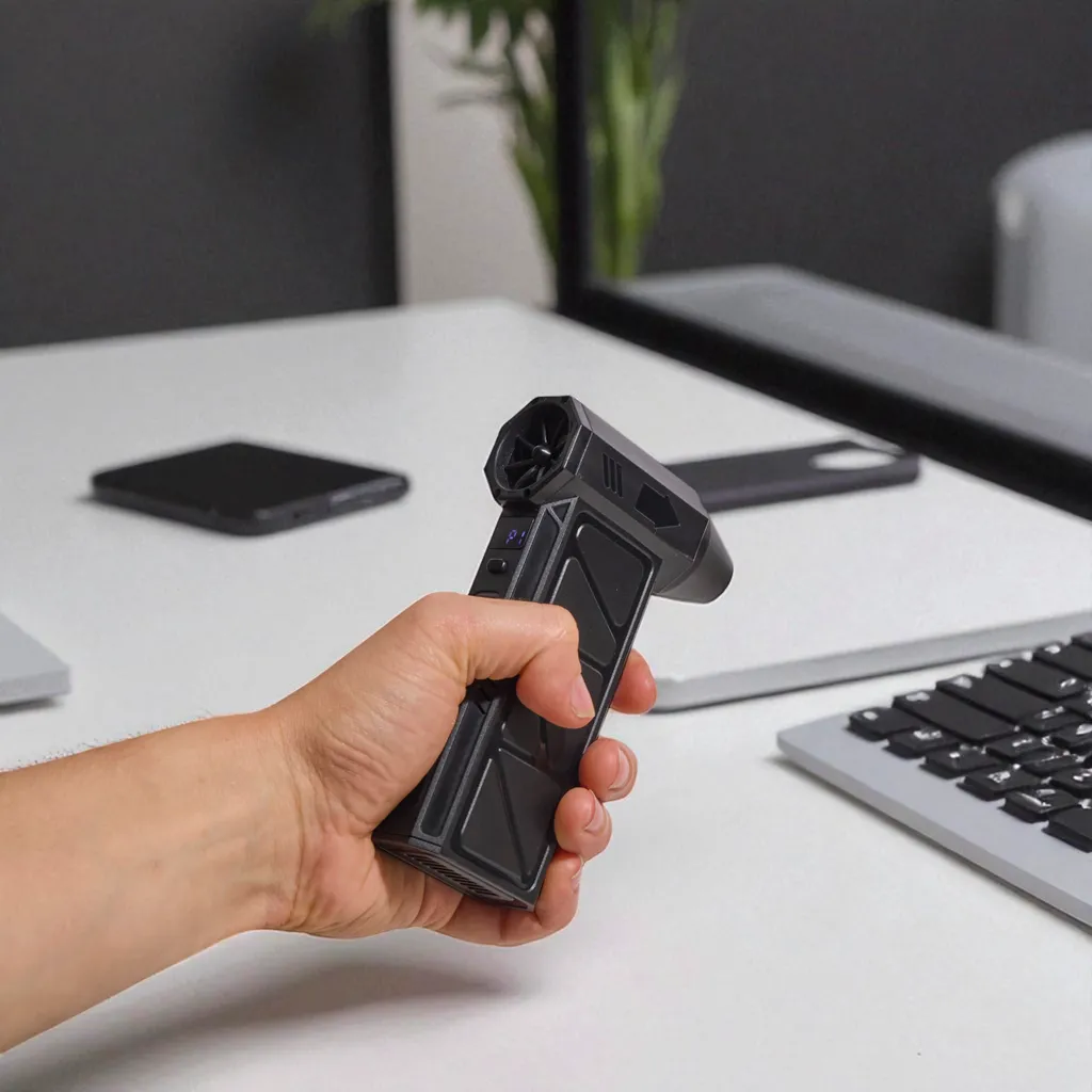 Dépoussiéreur Électrique Puissant et Mini Souffleur PC pour Bureau Pro