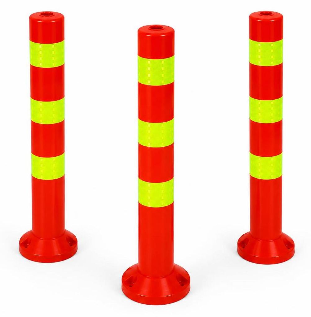 3er Set - Sperrpfosten [Höhe-68cm] - Absperrpfosten Produktbild 