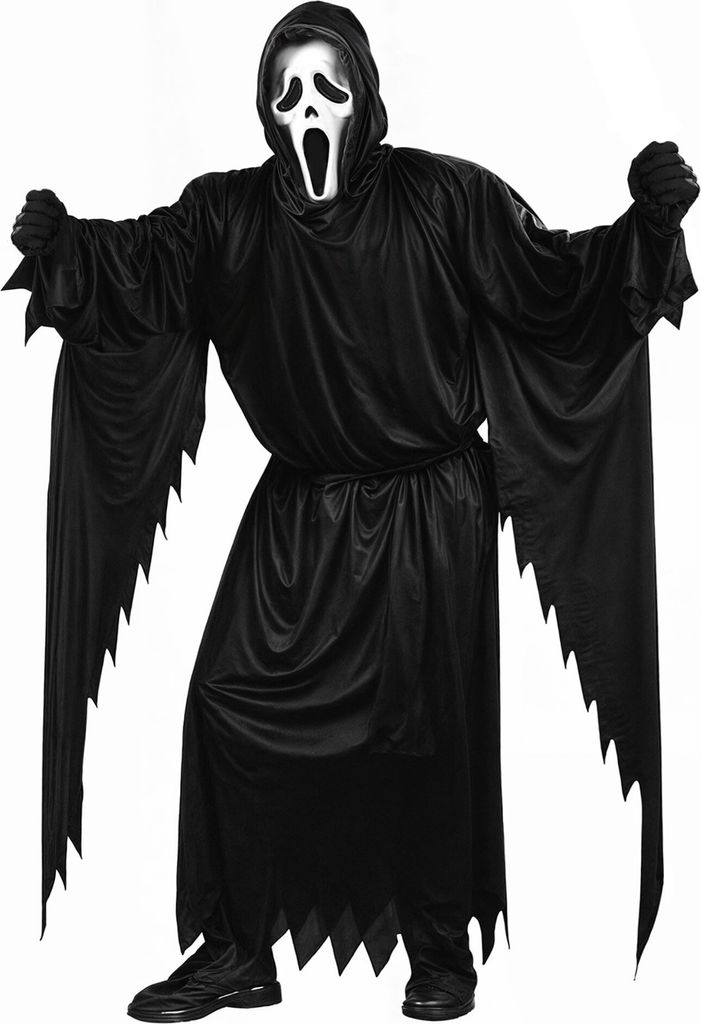 Scream Kostüm - Halloween Kostüm Herren Damen Größe: M-L Produktbild 