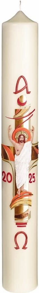 Osterkerze 60 x 8 cm mit 10% Bienenwachs (Nr. 11)