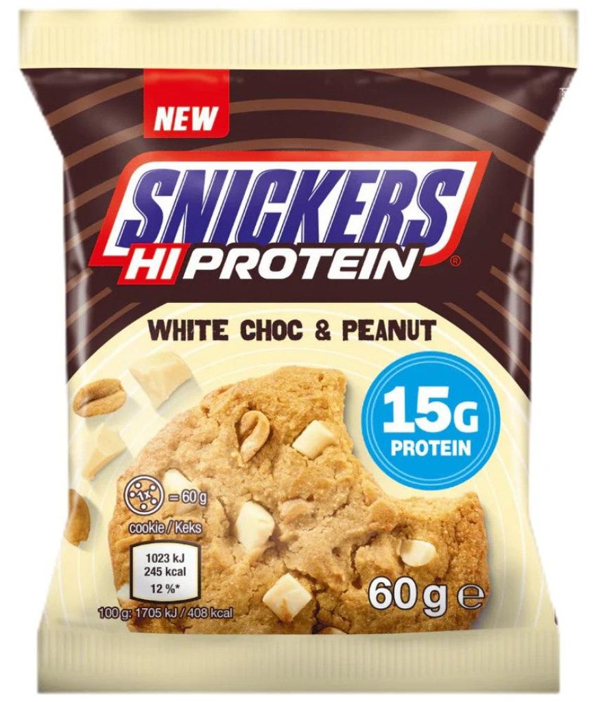Mars Snickers HiProtein Cookie 60 g white chocolate-peanut Produktbild 