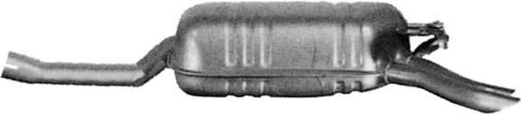 VEGAZ MS-162 Endschalldämpfer passend für MERCEDES-BENZ Stufenheck (W124) Auspuff