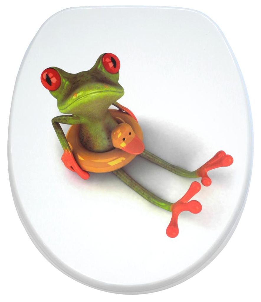 SANILO® WC-bril Froggy, toiletdeksel rechtstreeks van de Productafbeelding 