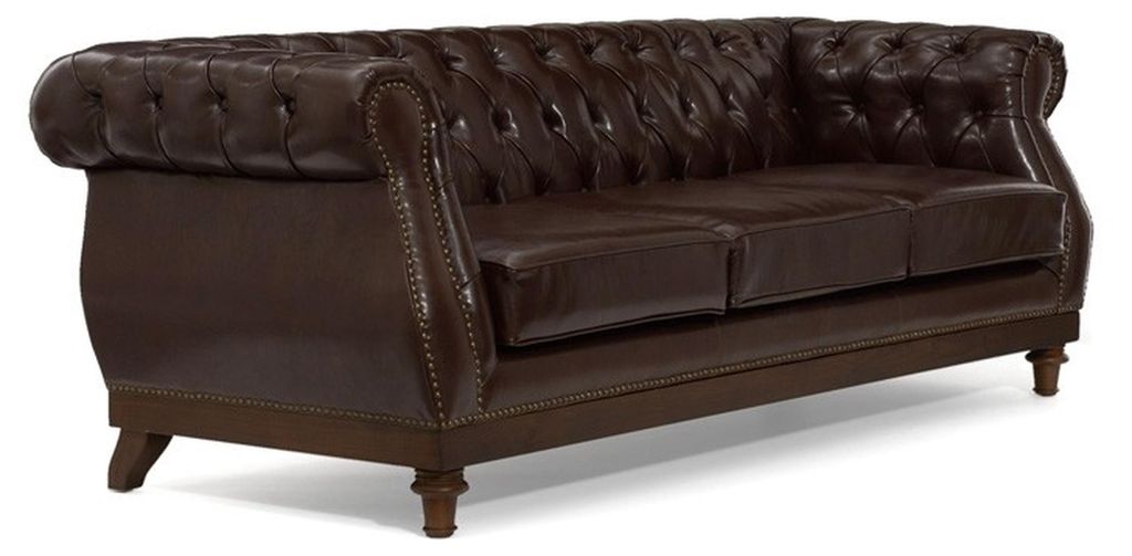 Chesterfield Sofa Couch Polster Stoff Leder Couchen Polster Garnitur jvmoebel